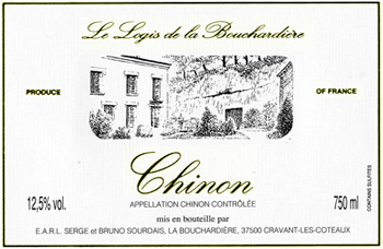 Chinon, Le Logis de la Bouchardière, La Bouchardière 2003 75Cl