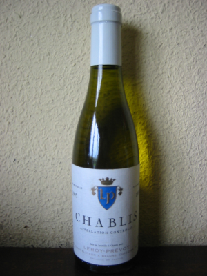 Chablis, Leroy-Prévot 1995 37,5Cl
