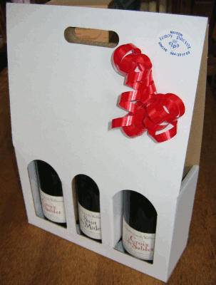 Colis de 3 bouteilles de la Chartreuse de Valbonne 2005
