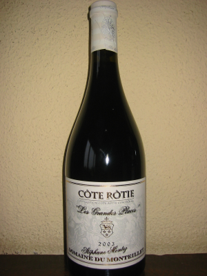 Côte Rôtie, Vignobles du Monteillet, Les Grandes Places 2003 75C