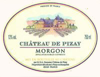 Château de Pizay, Morgon fût de chêne 2003 75Cl