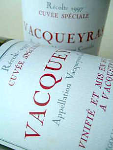 Vacqueyras, Pascal Cuvée Spéciale 1999 75Cl