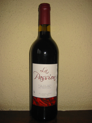 Vin de Pays de Vaucluse, La Passion 75Cl